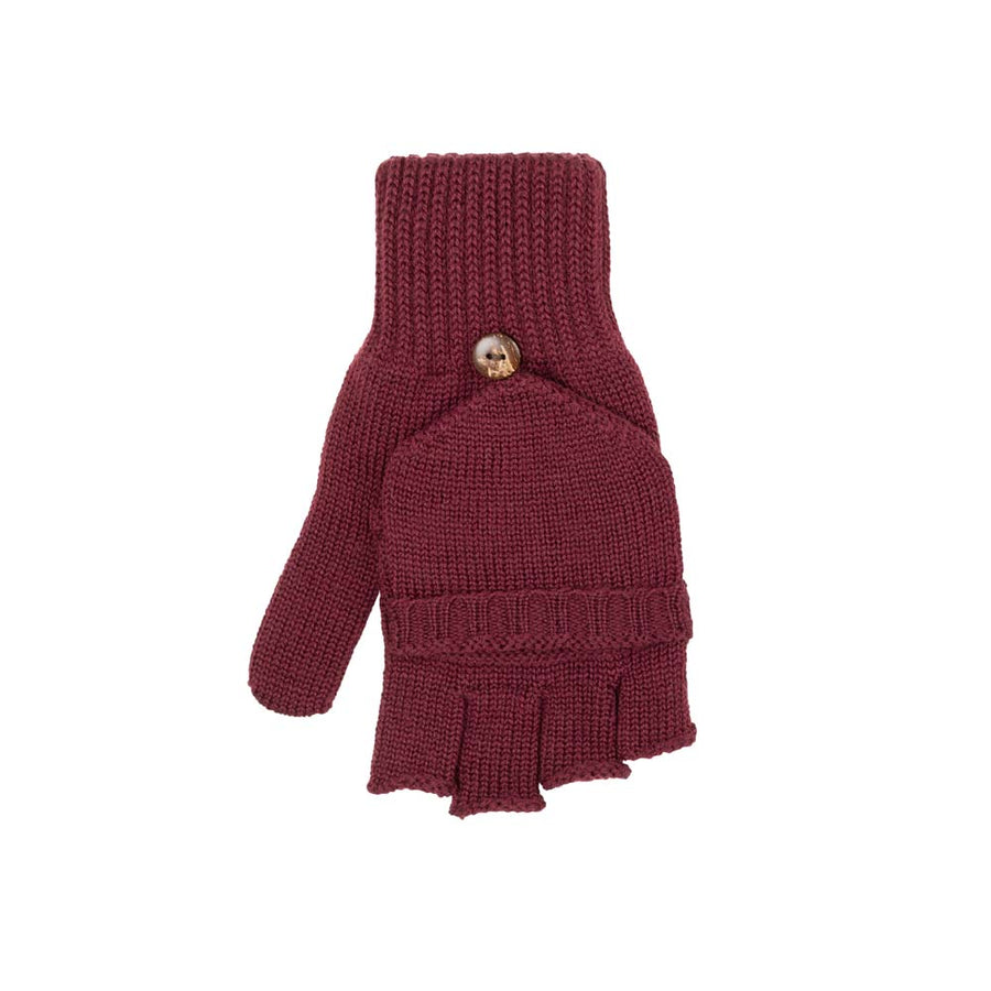 Merino-Halbfingerhandschuh GOTS