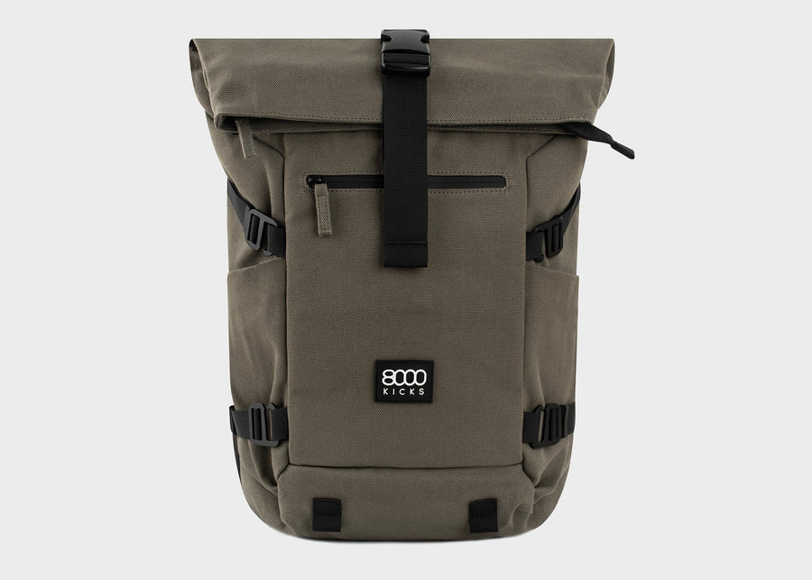 Nomad - The 3-in-1 expandable hemp backpack for nomads | Color: Green