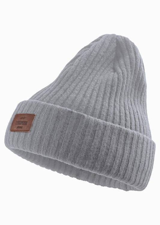 Heavy Rib Beanie Merinowolle