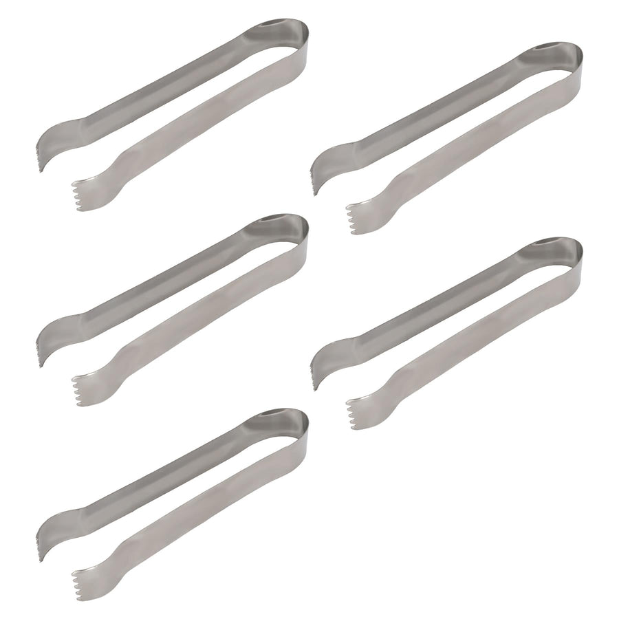 Stainless Steel Ice Tongs - 17cm - Pack of 5