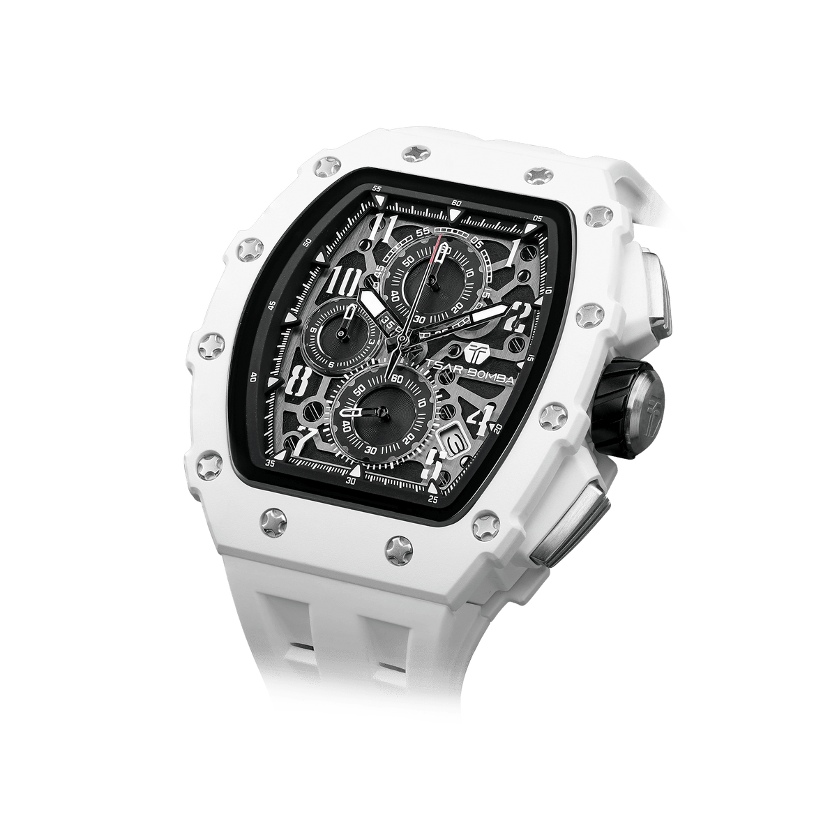 Elemental Series-Bio-ceramic Quartz Watch TB8204B White