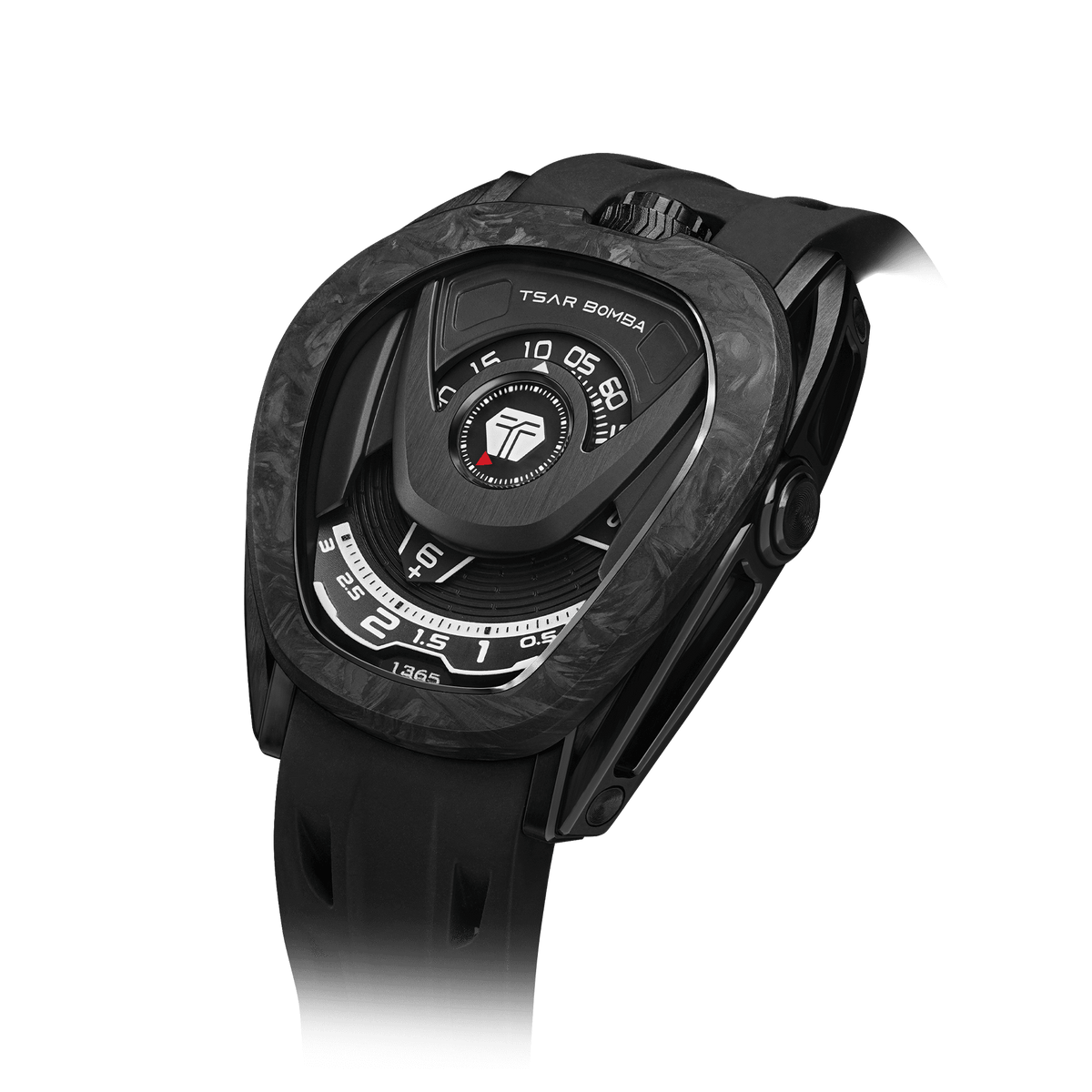 Reactor-Interchangeable Automatic Watch Carbon Fiber