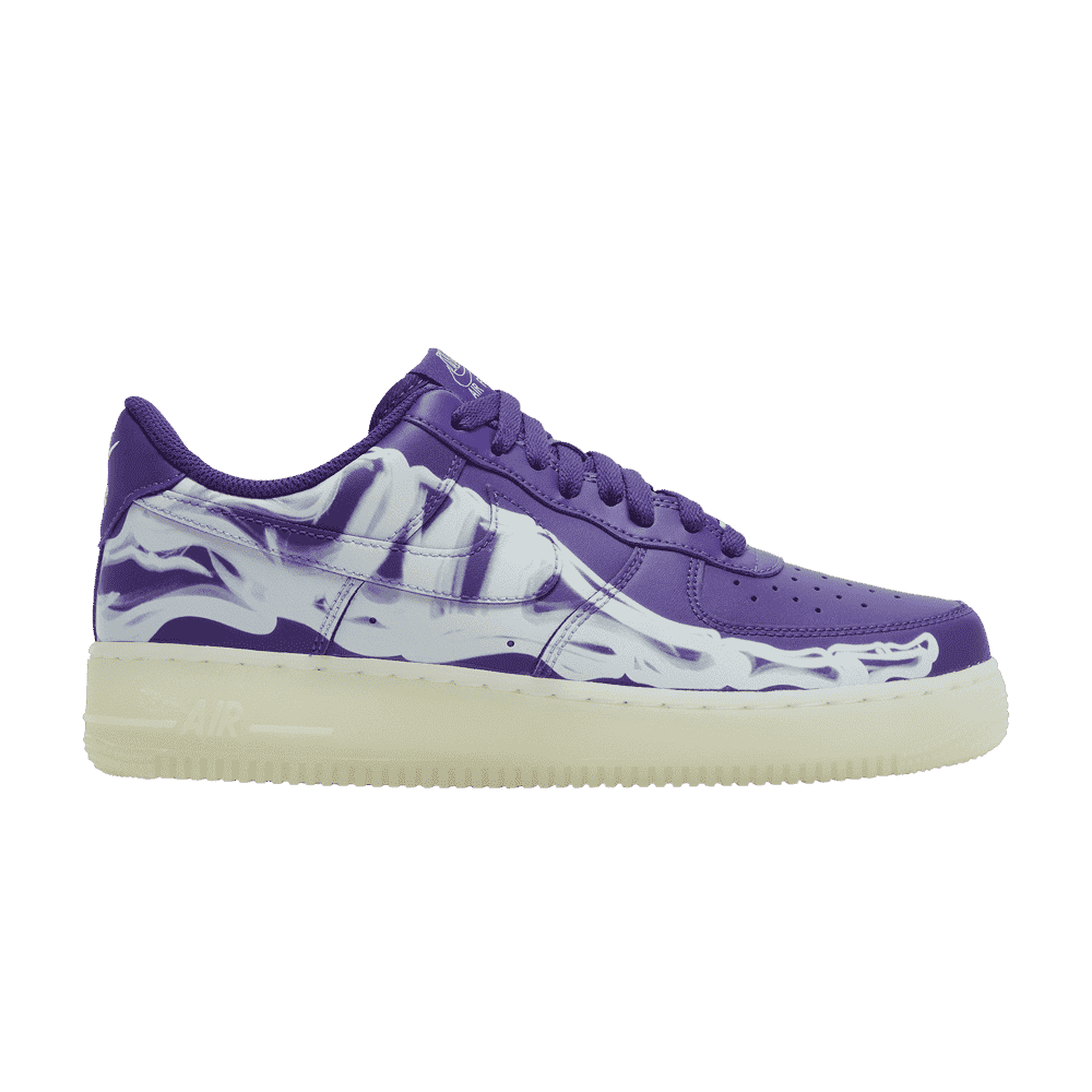 Nike Air Force 1 Low '07 QS Purple Skeleton Halloween - 36 / Standard