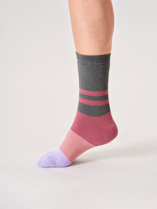 Socken Modell: Colour Block