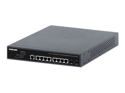 INT 10-P PoE+ Mngd Switch 2x1G 242W