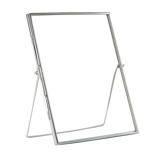8" x 10" Standing Metal Photo Frame - Silver