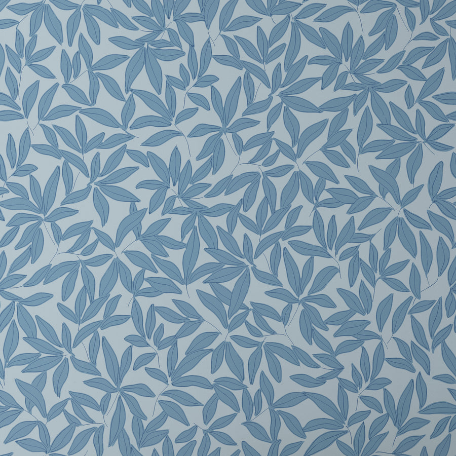 12FT REMOVABLE - Scattered Leaf - BLUE