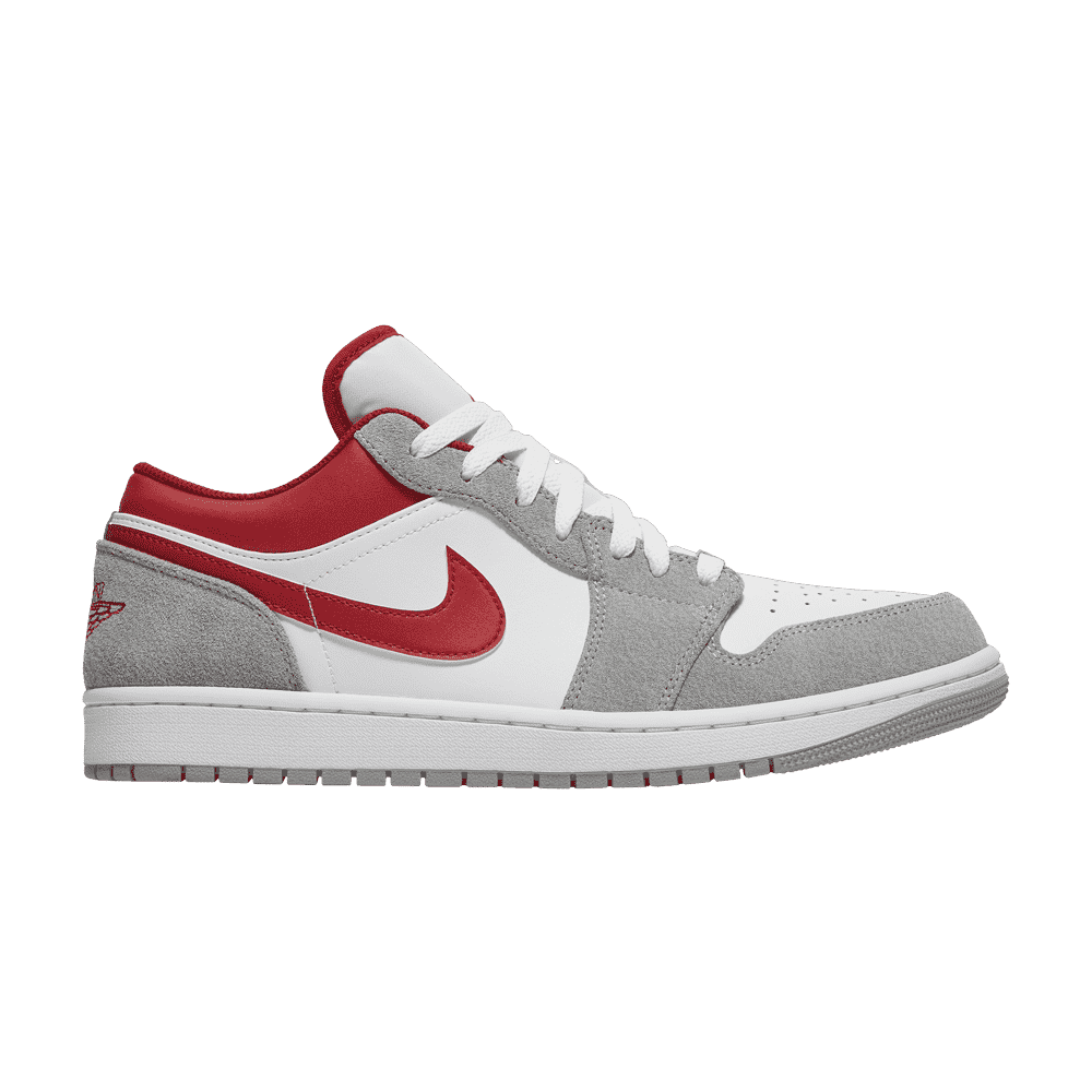 Air Jordan 1 Low SE Light Smoke Grey Gym Red - 40 / Standard