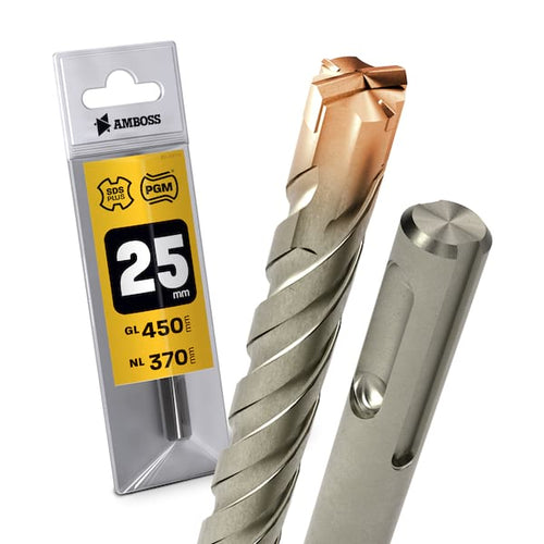 1x Bohrer SDS Plus Schaft - Ø:25 mm - GL: 450 mm