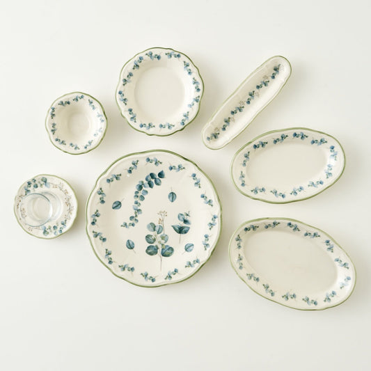 Eucalyptus 26-Piece Breakfast Set