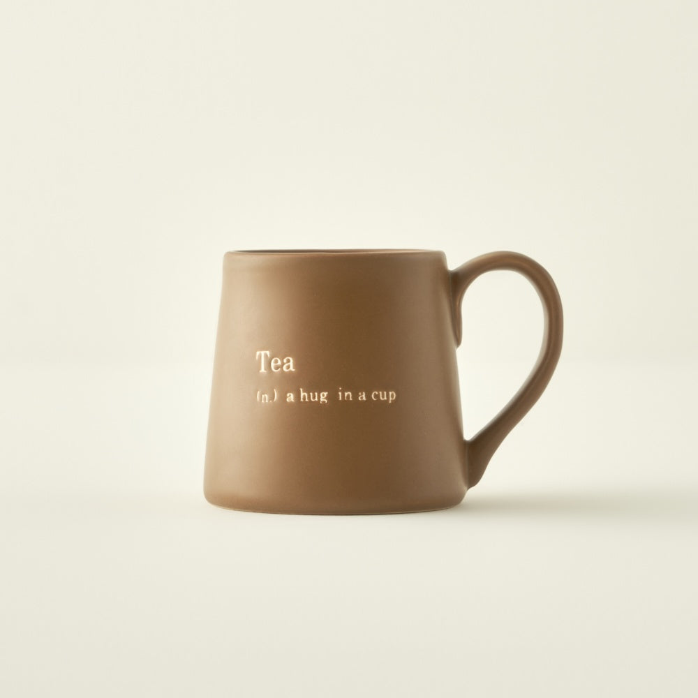 Nordic Stoneware Coffee Mug - Brown