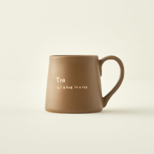 Nordic Stoneware Coffee Mug - Brown