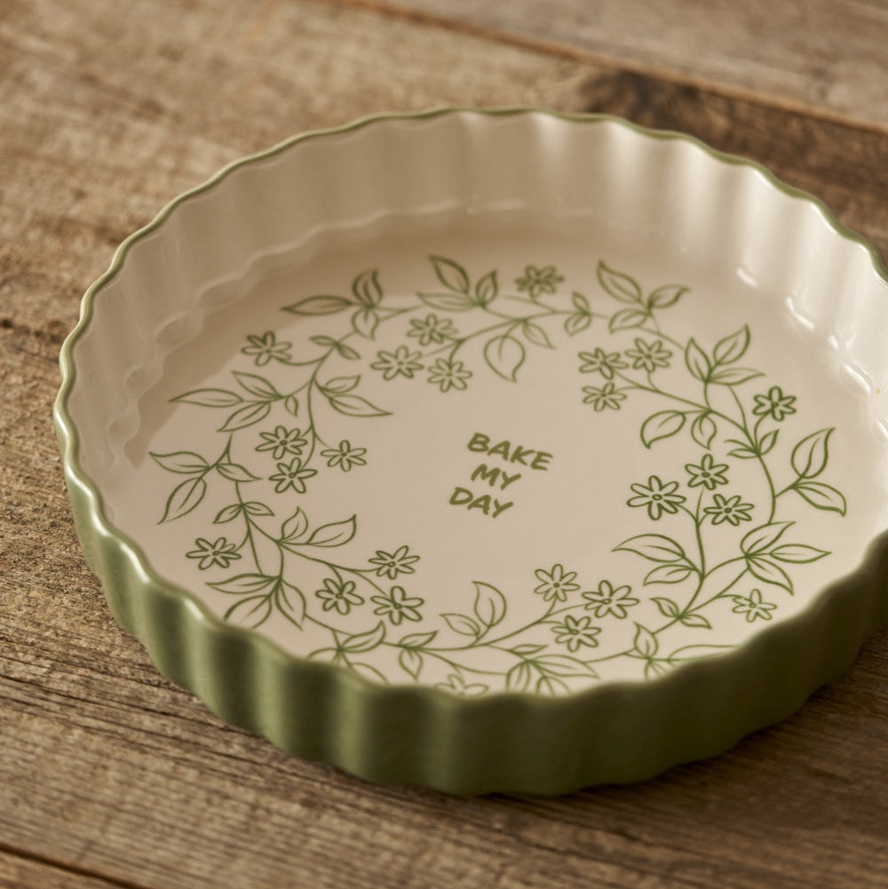 Floral Ceramic Baking Dish