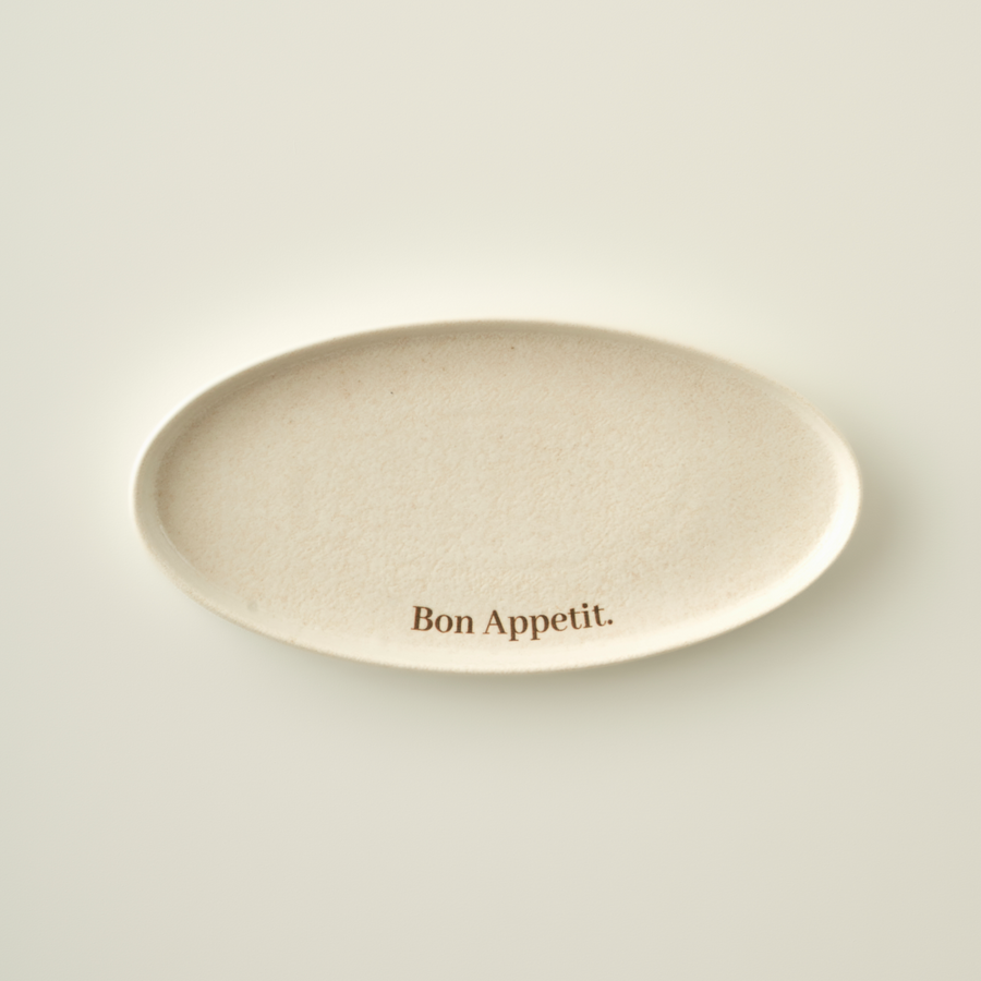 Bon Appetit Porcelain Oval Serving Platter