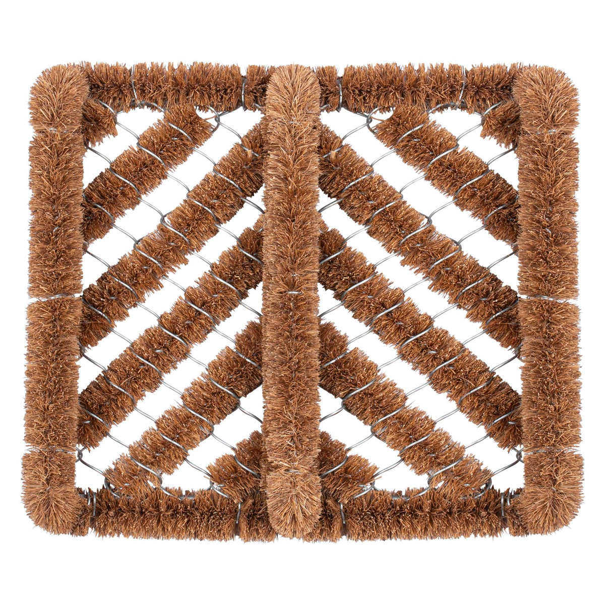 35cm x 30cm Natural Coir Scraper Door Mat