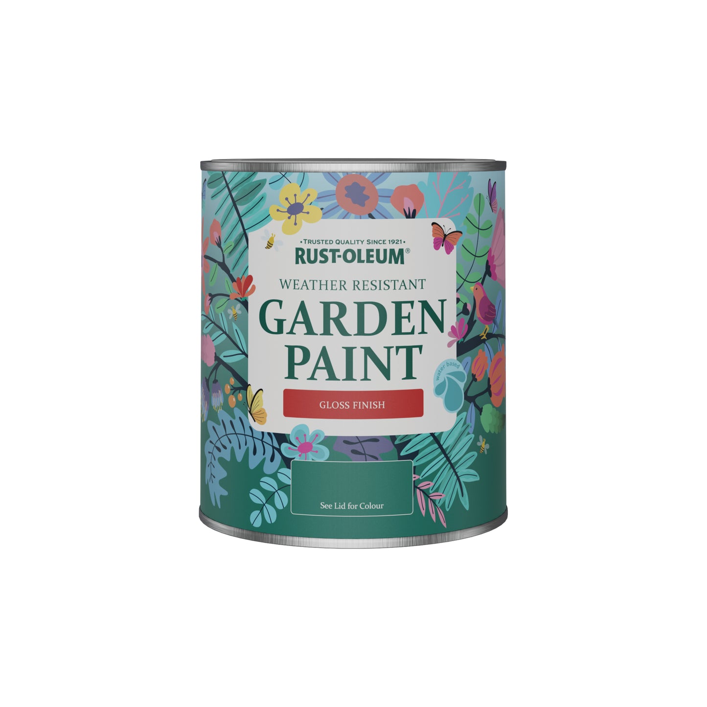 Rust-Oleum Yellow Gloss Finish Garden Paint - Wet Harvest 750ml
