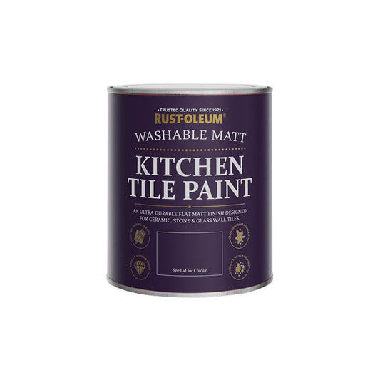 Rust-Oleum Grey Matt Kitchen Tile Paint - Anthracite (RAL 7016) 750ml 750ml