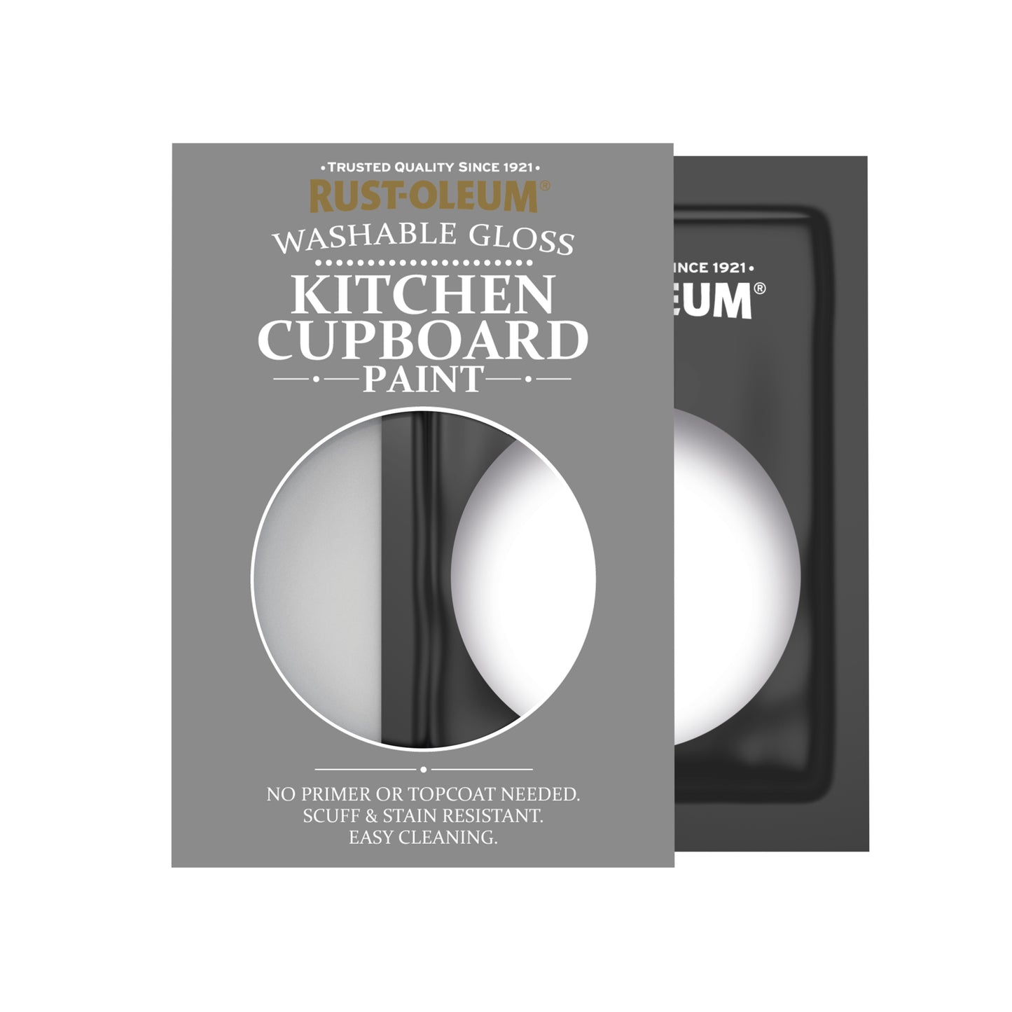 Rust-Oleum White Gloss Kitchen Cupboard Paint - Cotton 10ml