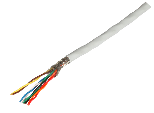 Patchkabel Cat.5e SUTP PVC 4x2x0,16mm², rot, RAL3000