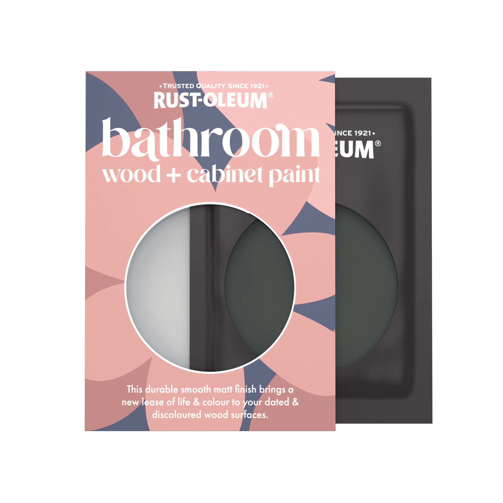 Rust-Oleum Black Matt Bathroom Wood & Cabinet Paint - Natural Charcoal 10ml