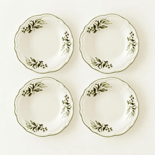 Julia Stoneware Dessert Plates (Set of 4)