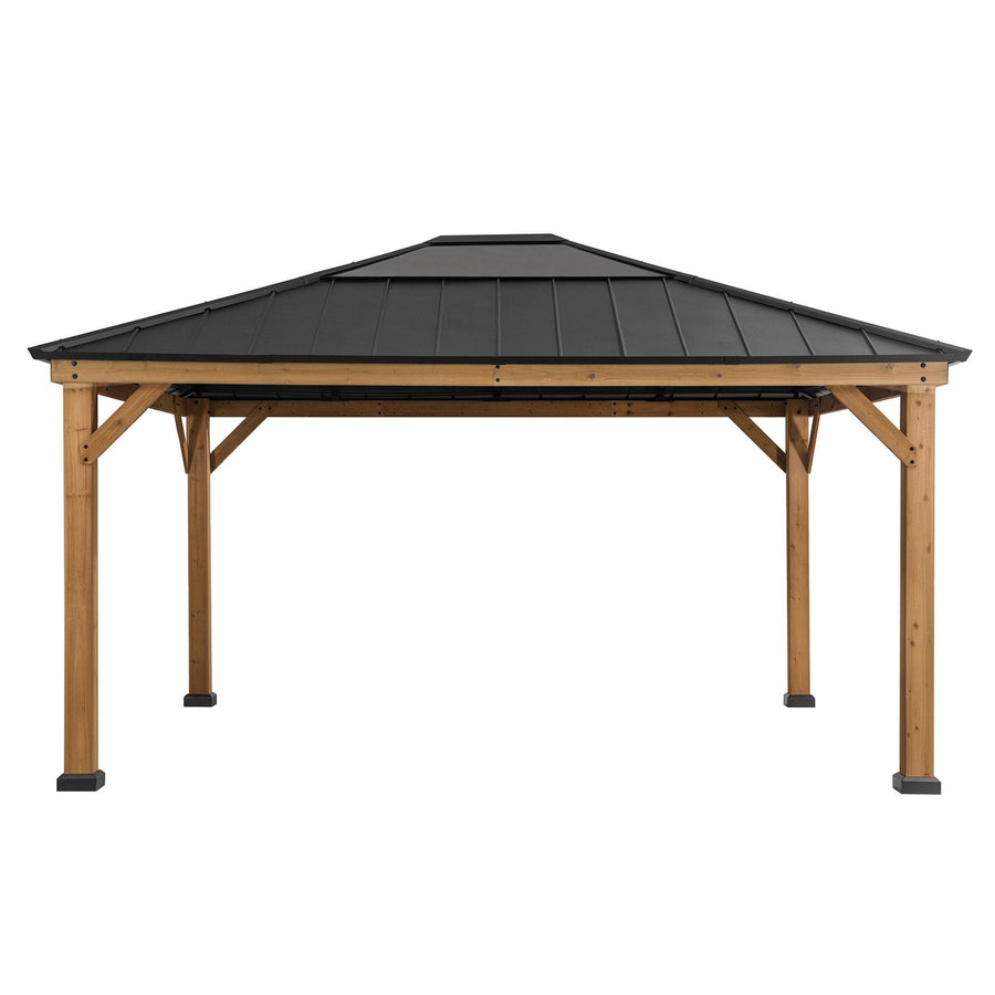 ERNIR Cedar Wood Gazebo 393cm x 452cm