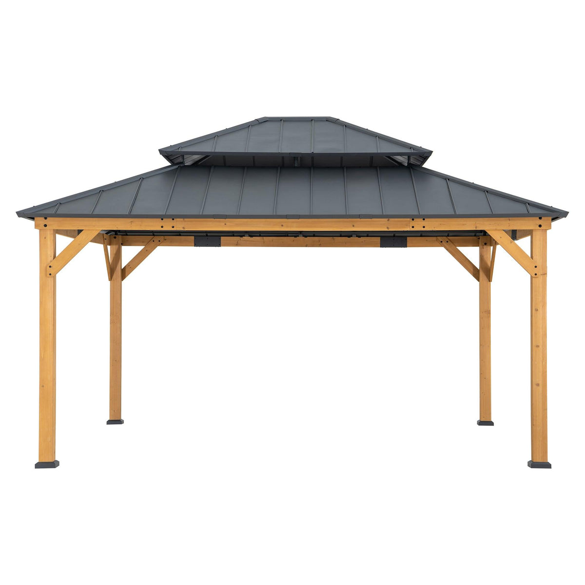 RIMO Cedar Wood Gazebo 390cm x 450cm