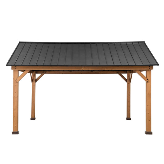 REBRA Cedar Wood Gazebo 404cm x 465cm