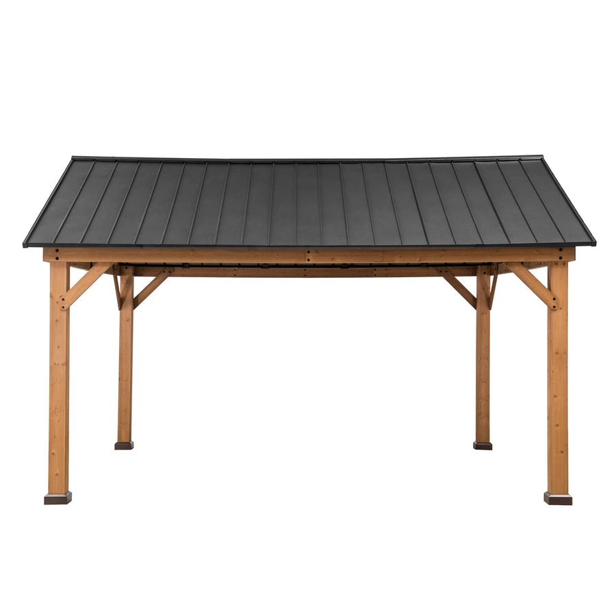 REBRA Cedar Wood Gazebo 404cm x 465cm