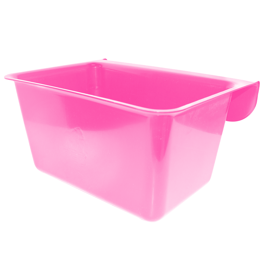 Gorilla Plas® A1 Hanging Manger | Lightweight Food Safe Stable Feeder - Pink
