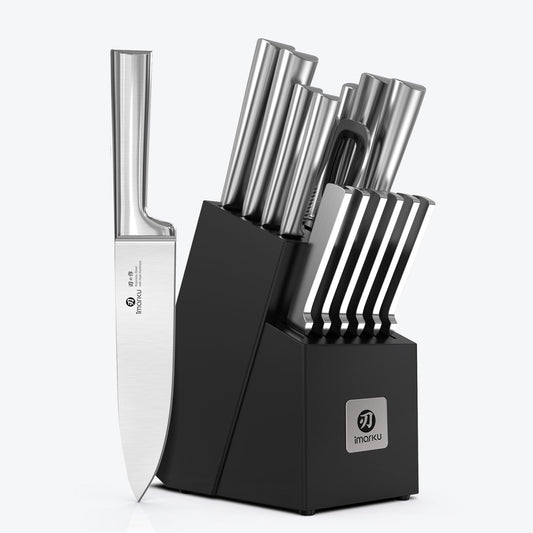 15-PCS Kitchen Knife Set Japanese High Carbon Stainless Steel