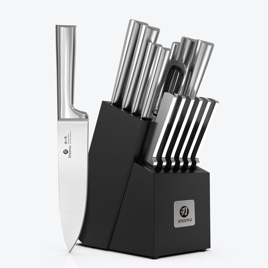 15-PCS Kitchen Knife Set Japanese High Carbon Stainless Steel