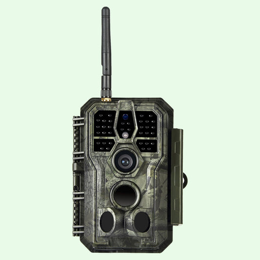 Wildkamera Wlan Fotofalle Jagdkamera Wildtierkamera 64MP 1296P 0,1s Schnelle Trigger Geschwindigkeit Nachtsicht Bewegungsmelder 120°PIR IP66 Wasserdic