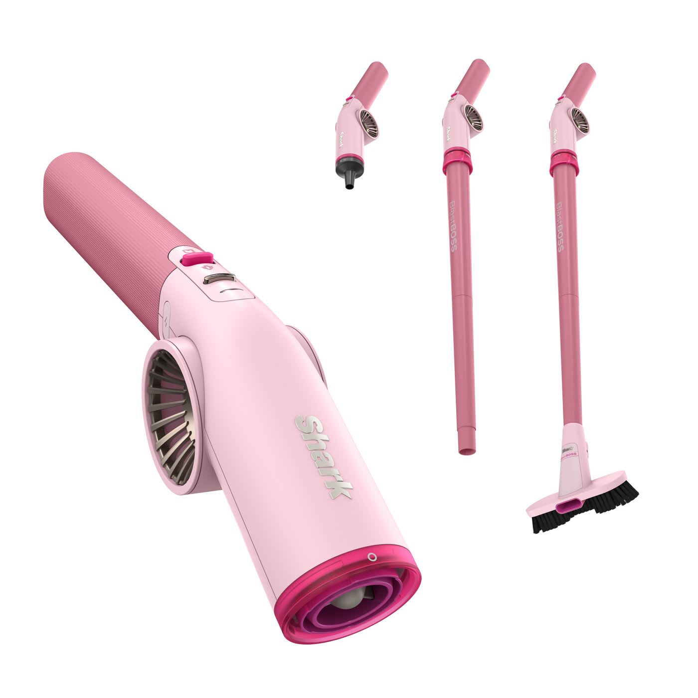 Shark BlastBoss All-in-One Air Blasting System with BlastBroom – in Strawberry | AB2111UKPK | by SharkNinja