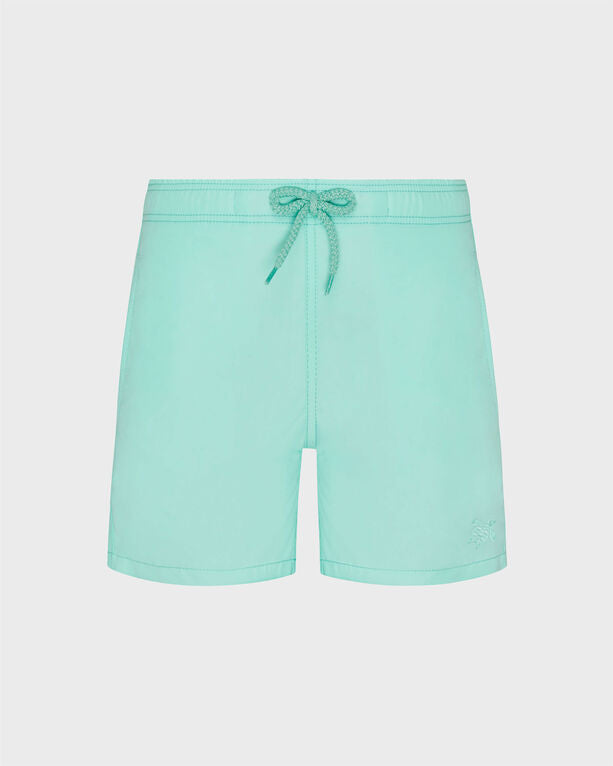 Vilebrequin - Boys Swim Shorts Solid - Swimwear - Jack - Green - Size 12