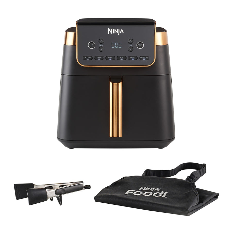 Ninja Deluxe Black & Copper Air Fryer MAX PRO 6.2L AF180UKDBCP