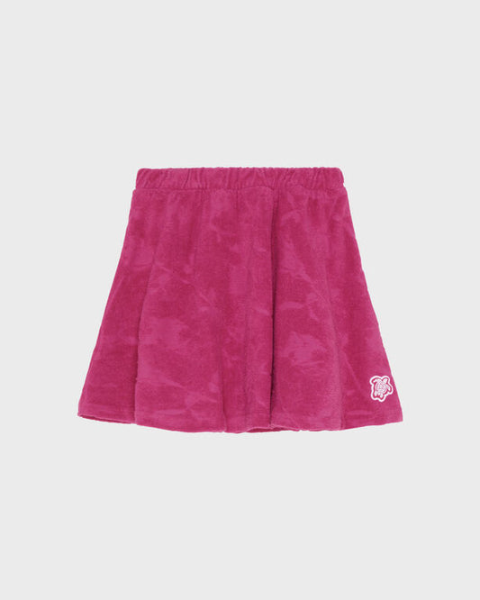 Vilebrequin - Girls Terry Jacquard Skirt Roses - Skirt - Glamy - Red - Size 14
