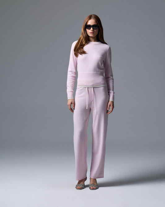 Tove Layered Cashmere Crewneck - XS
