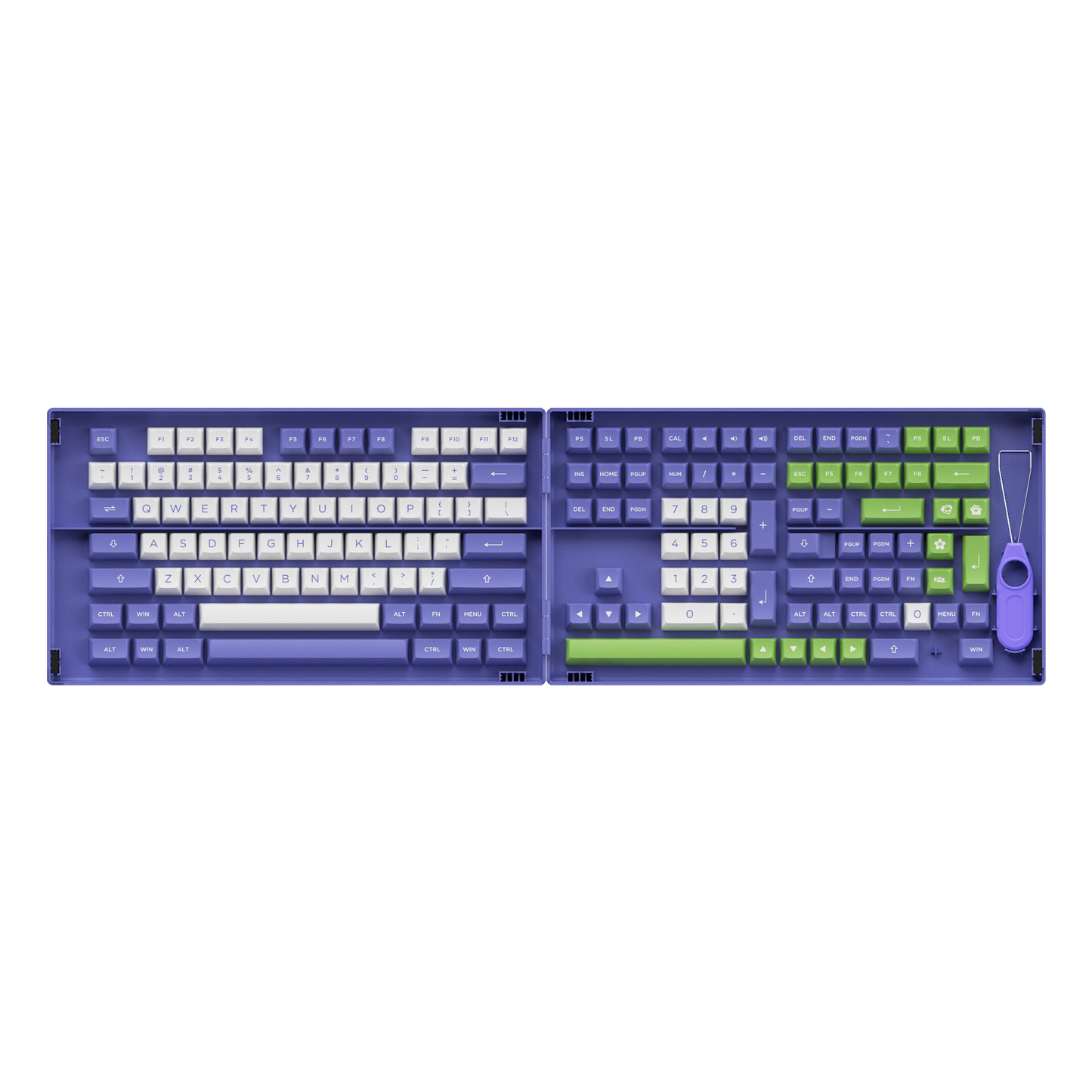 Periwinkle Very Peri Keycap Set(197-Key)