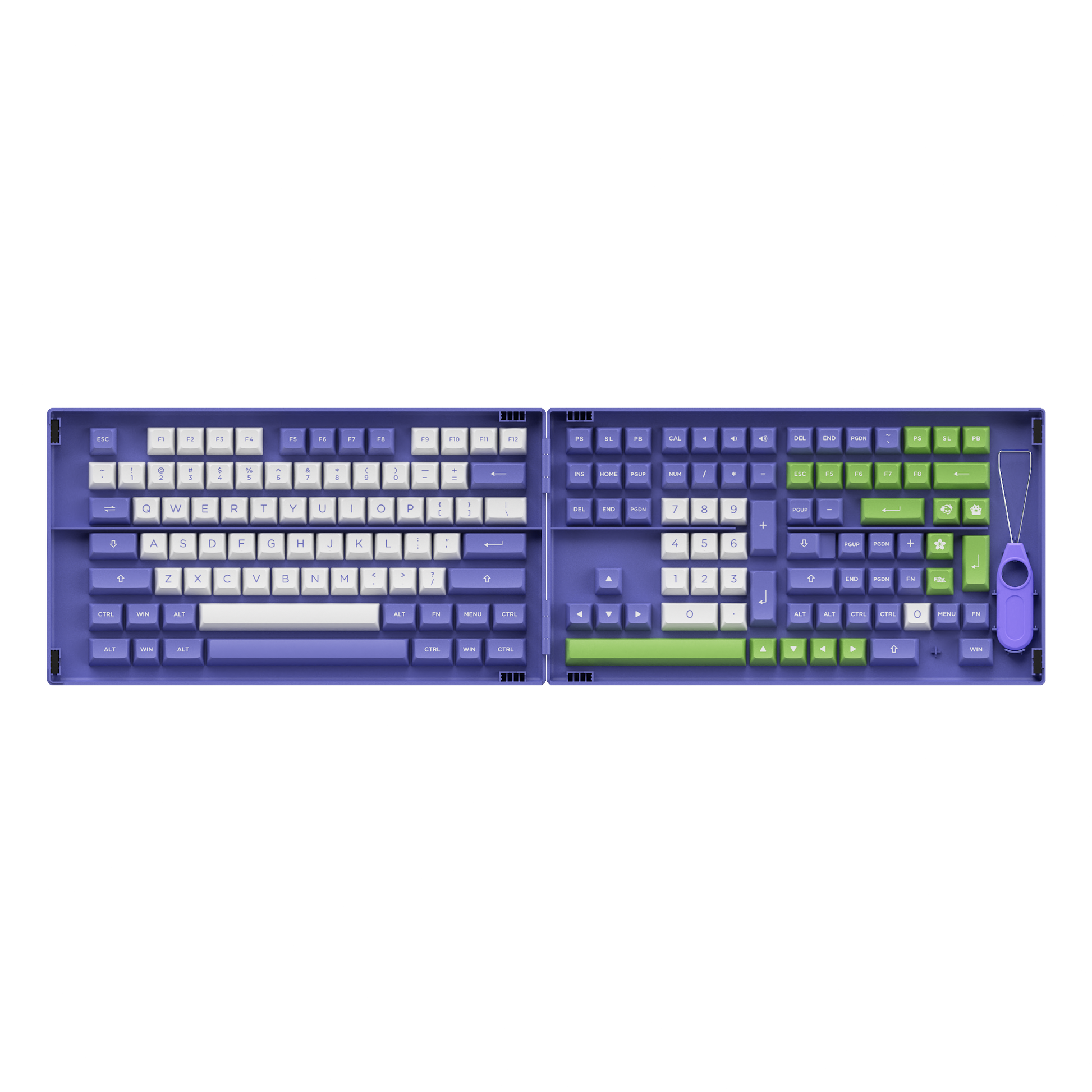 Periwinkle Very Peri Keycap Set(197-Key)
