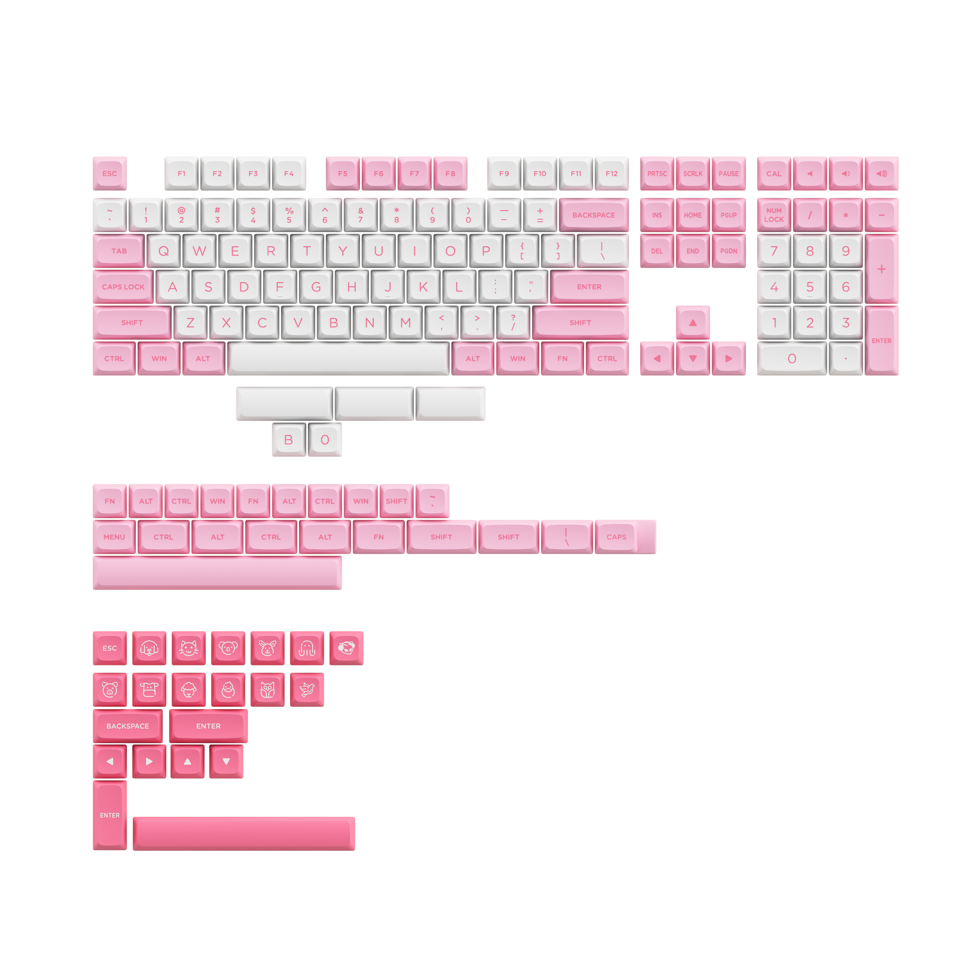Prunus Lannesiana Keycap Set (155-Key)