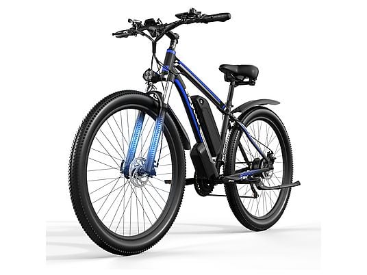 EBYCCO E8 Electric City Bike, 29-Inch Wheels, Adult Commuter Bicycle, Matte Black