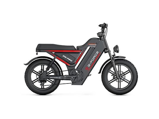 G-FORCE ZMPRO 20-Inch Electric Cross Bike, Unisex, 2080Wh Battery, Black