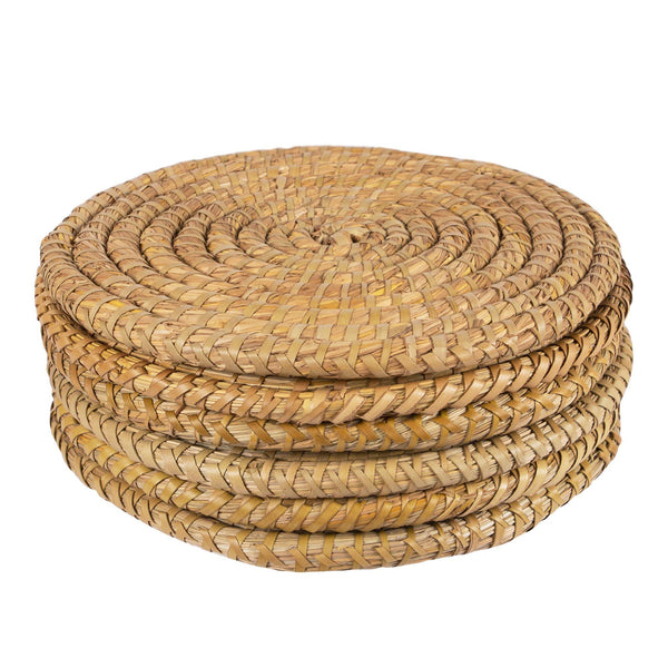 30cm Woven Palm Leaf Placemats - Pack of Six