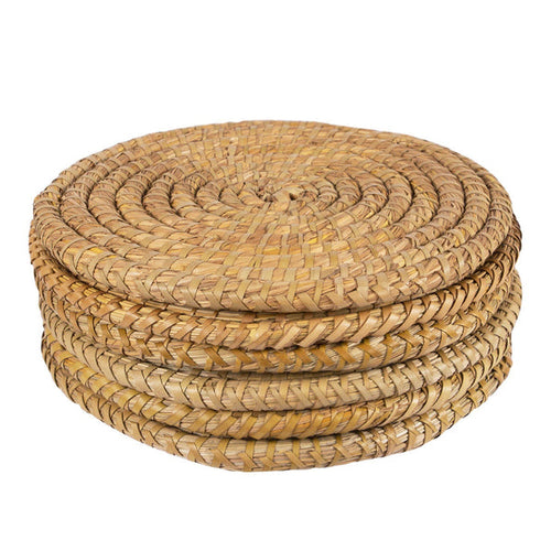 30cm Woven Palm Leaf Placemats - Pack of Six