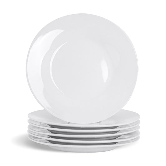 15.5cm White China Side Plates - Pack of Six