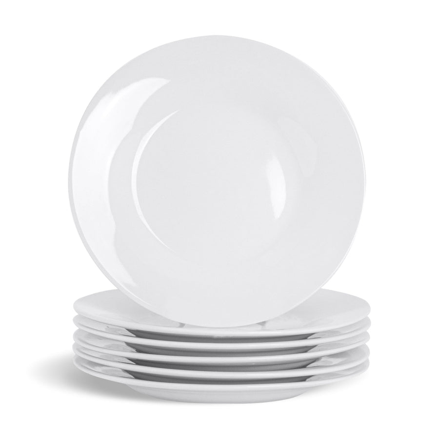15.5cm White China Side Plates - Pack of Six