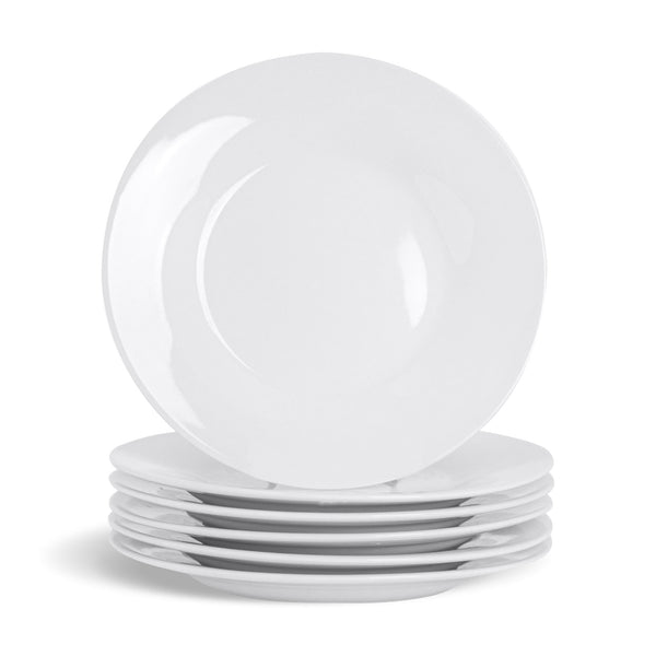 15.5cm White China Side Plates - Pack of Six