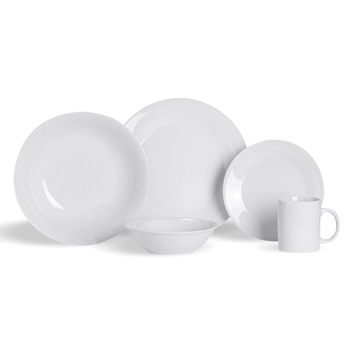 30pc White Dinner Set