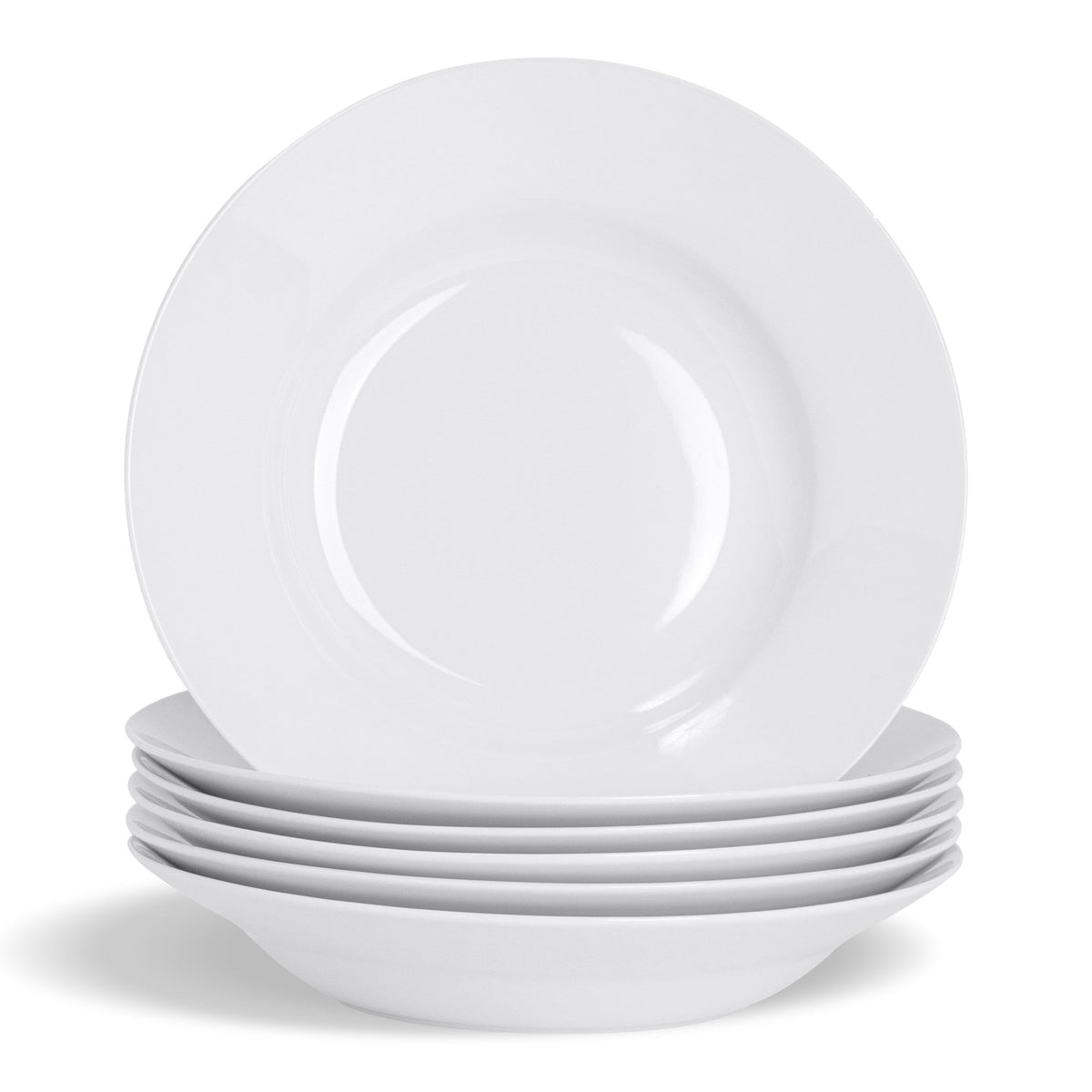 23cm White Soup Bowls - Pack of Six